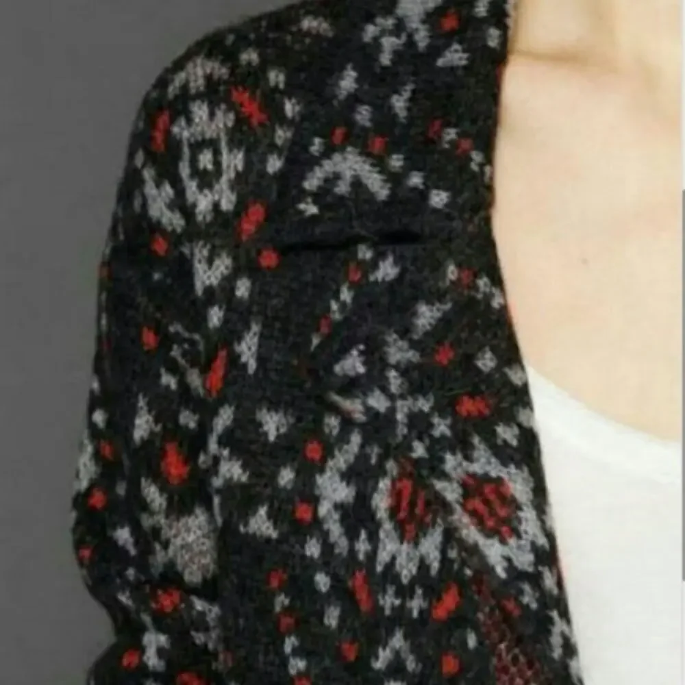 Free People Small Geometric Southwest Cardigan Sweater - Picture 3 of 8